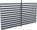 Claustra Brise Soleil orientable en Aluminium pour pergola bioclimatique Anthracite – 68 x H2