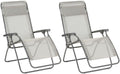 Bains de soleil – Lafuma, Lot de 2 fauteuils Relax Zéro Gravité, Fabriqué en FRANCE - 5 ans - Beige - Léger et pliant pour un transport facile