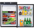 Mini réfrigérateurs – Smad, Frigo Trimixte 12V 220V Gaz, Réfrigérateur Camping Gaz pour Camping Car, 100L, Frigo Gaz avec Congélateur, Noir