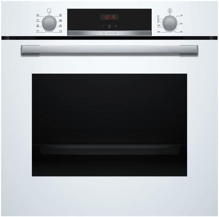 Bosch HBA553BV3F – Série 4, Blanc, Four, Encastrable, Blanc/Noir, Fours encastrables