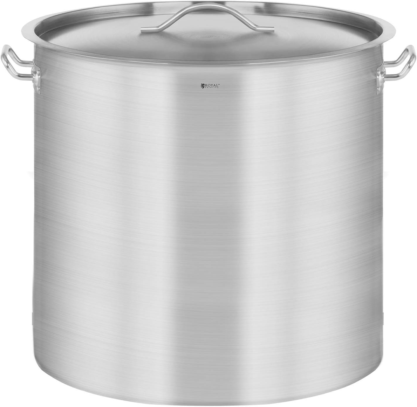 Marmite Traiteur en Acier avec couvercle 98 L – Marmites, Royal Catering, Casserole en inox pour Événement Commercial Restaurant