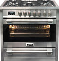 Fours encastrables – Kaiser, HGE 93505 R Gaz Electrique Cuisinière 90cm/Four électrique/Cuisinière/ 115L / Plaque de cuisson