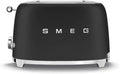 Smeg Grille-pains 2 Fentes 950w Noir Mat - TSF01BLMEU