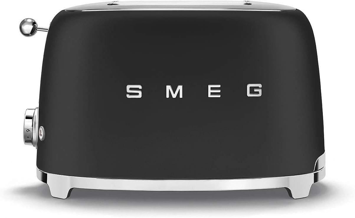 Smeg Grille-pains 2 Fentes 950w Noir Mat - TSF01BLMEU