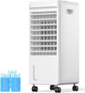 Climatiseurs portables – AIRTHRYL, Swamp Refroidisseur d'air portable avec 4 roues universelles, minuterie intelligente de 7 heures 14