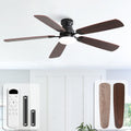 Ventilateur Plafond avec Lumiere – Sofucor, Minuterie pour Chambre, 132 cm Dimmable Lampe Ventilateur Plafond LED, 6 Vitesses, Telecommande