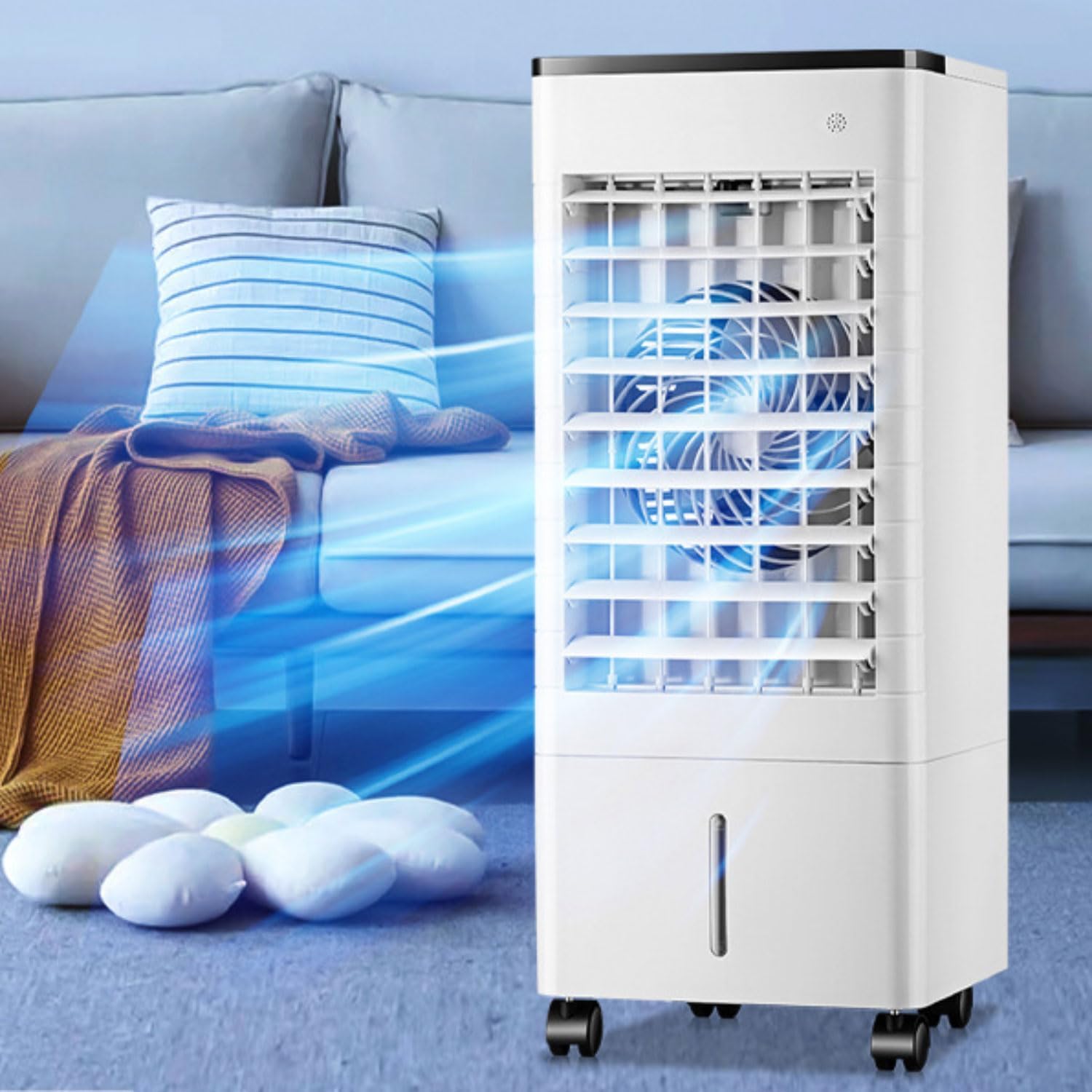 réservoir de 9 L – Climatiseur portable 3-en-1 avec télécommande – Climatiseurs portables, MESOVFCA, 3 vitesses, la maison et, Blanc