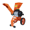 FM4DDE broyeur de Jardin électrique 2800 W 4 CV pour Branches – Forest Master, Feuilles de Bois, Orange/Noir/Argent