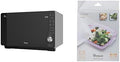 MWF 427 SL Four à micro-ondes Extra Space + Grill – Whirlpool, 800 + 1000 W & STM008 - Accessoire de cuisson pour Micro-ondes, 25 litres