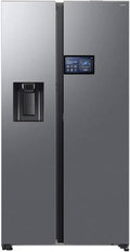 Samsung RS90F65EDTEF Réfrigérateur-congélateur côte à côte – réfrigérateur AI avec congélateur, 178 cm, 621 L, AI Home, commande vocale, aspect inox