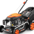 Fuxtec Tondeuse à Gazon à Essence FUXTEC FX-RM4346ECO - 2en1 Easy Clean Largeur de Coupe 42cm - bac de – Noir/Orange