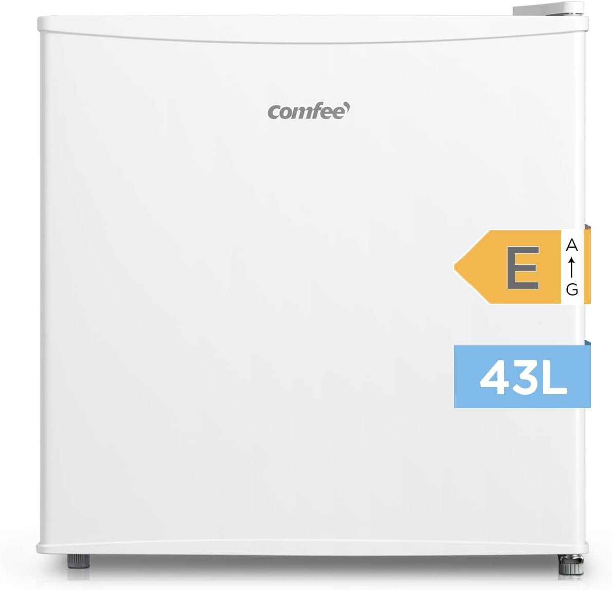 ' RCD50WH2(E) Mini Réfrigérateur/Glacière 43L avec Compartiment Congélateur/Petit Réfrigérateur – Comfee