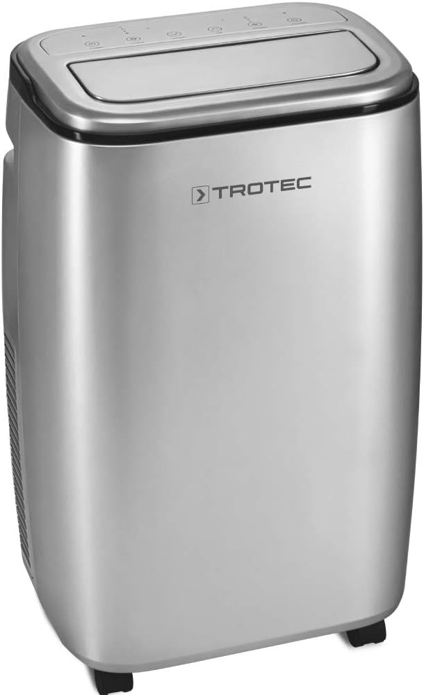 Climatiseur local design PAC 3810 S mobile 3 – Climatiseurs portables, TROTEC, 8 kW Climatiseur 3 en 1, Argent