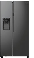 NRR9185ESBXL Side by Side Réfrigérateur/Congélateur/NoFrost Plus/Compresseur Inverter – Gorenje, 6 cm, partie réfrigérateur 376 l, 178, Noir