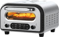 ZACHVO Four à pizza électrique - Jusqu'à 450°C – avec pierre à pizza, pour pizza de 32 cm, 5 pizzas préprogrammées, minuterie de 1 à 60 minutes