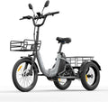vélo électrique Pliable 16'' – AG1 Pro Tricycle électrique pour Adultes – Vélos électriques, cysum, Batterie 48V 20Ah, Gris/Noir