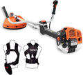 Fuxtec Débroussailleuse Thermique Professionnelle FX-PS162 62 cm3 3 – Livrée avec tête de coupe et lame 3 dents