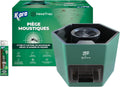 silencieux et sans odeur – Piège électrique à moustiques et moustiques Tigres, K.PRO, portée 300 m2, programmable 4h/6h/12h