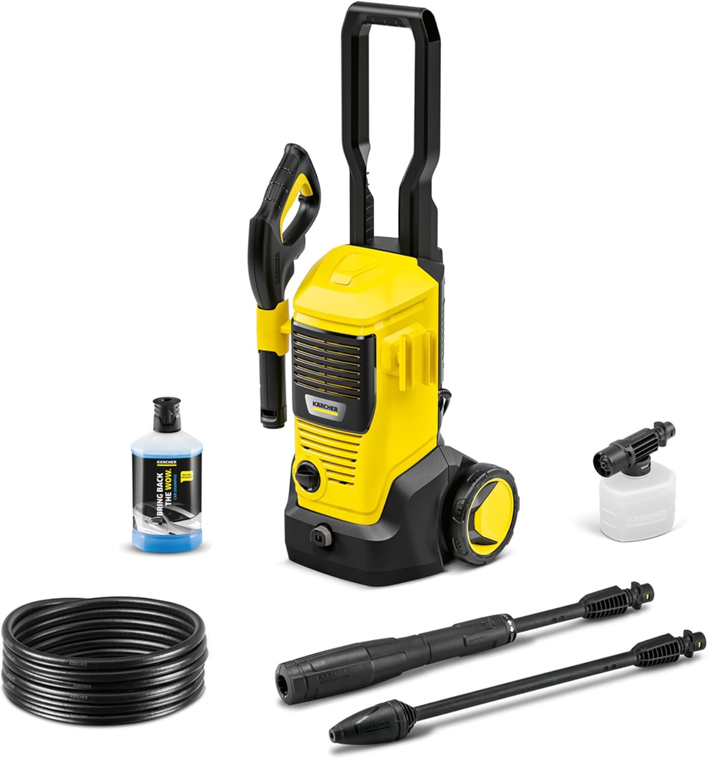 KÄRCHER Nettoyeur Haute Pression K 5 FJ – Débit 500 l/h, Pression max 145 bar, Surface 40 m2/h, Poids 6.3kg, Rotabuse
