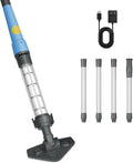 EFURDEN Aspirateur de Piscine sans Fil 2 en 1 – Nettoyeur de Piscine Rechargeable avec 60 Min d'autonomie, idéal pour piscines Amovibles