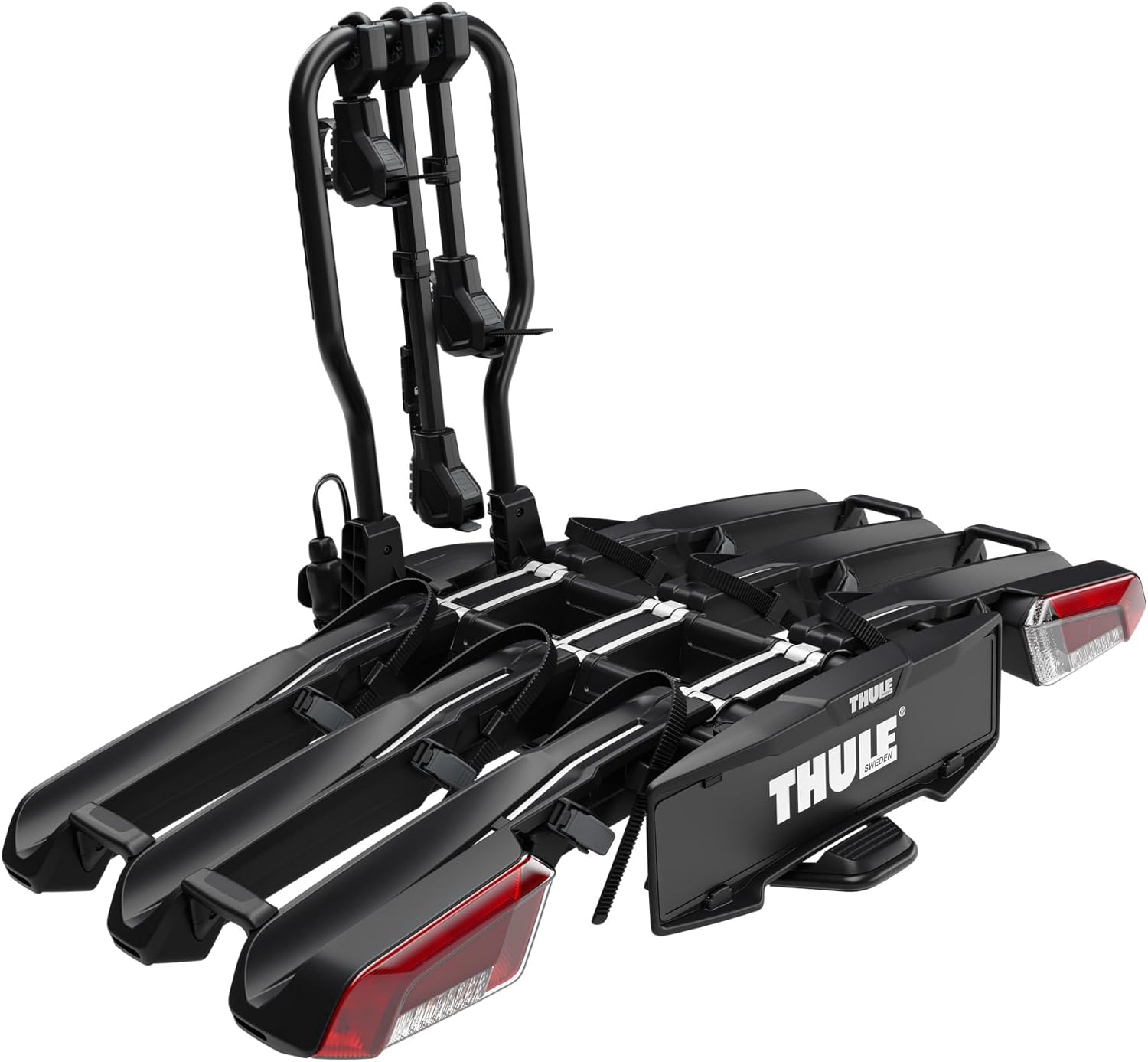 3(4) Bikes – Easyfold 3 Porte-vélo sur Attelage Plateforme Black, Thule, Noir