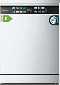 Lave-vaisselle 60cm Bolero Aguazero 6700 B Lave-vaisselle blanc – Lave-vaisselles standards, Cecotec, 15 couverts, O2 Dry