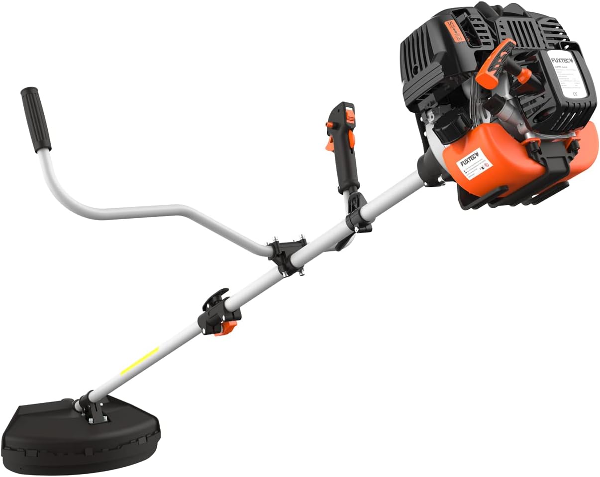 Fuxtec Débroussailleuse Thermique 4 Temps FX-4MS131 31cm3 2en1 Multitool Sangle de Transport – Noir/Orange/Argent
