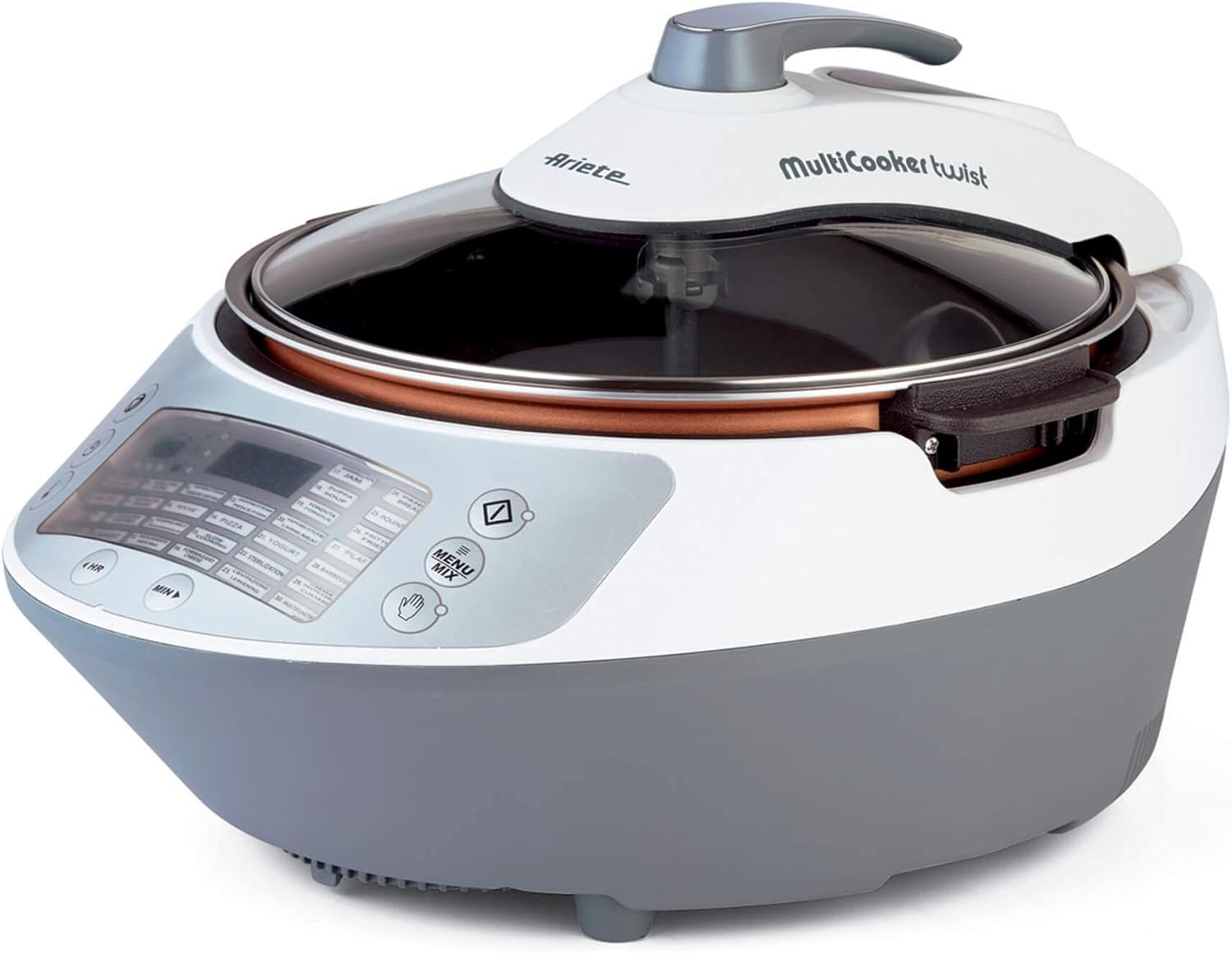 Marmite Électrique Multifonction avec 30 Programmes de Cuisson Préréglés – Multi-Cooker Twist 2945 – Multicuiseurs, Ariete