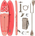 Walk on Water WOW Bloom 11.0 Sup Gonflable Paddle 335 cm x 84 cm – Charge 170 kg, Pack Complet avec Pagaie 2en1 Kayak