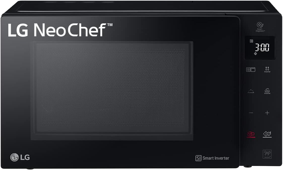 MH7235GPS Four à micro-ondes Smart Inverter avec grill à quartz – Classique, LG, 1200 W, 5 niveaux de puissance, 32 litres