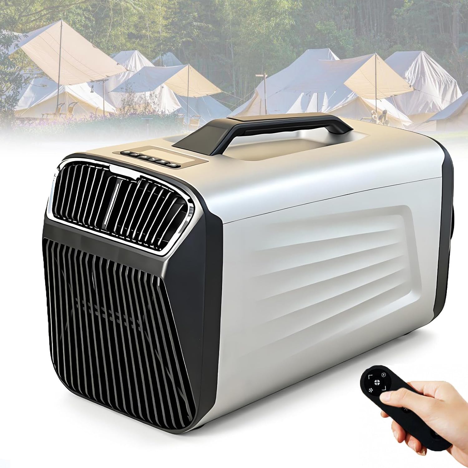 5200 BTU – Climatiseur Portable pour Tente, NYANS, Petits Entrepôts Et Abris pour Animaux 12V/220V-Silver, Véhicules, Camping-Cars