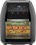 Chefman friteuse à air numérique 10 L avec rôtissoire, déshydrateur et four à convection, 17 programmes