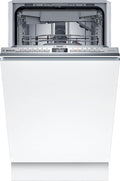 Bosch SPV4EMX17E – 45 cm, Série 4, lave-vaisselle tout intégrable, Blanc