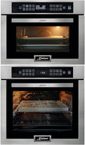 Fours encastrables – Kaiser, Set de cuisinières EH 6306 R+ EM 6307 R, encastré four 79 L, 45 cm de haut, 15 fonctions, 22 fonctions