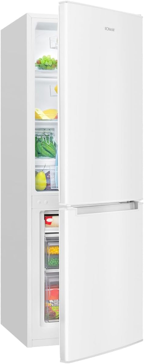 Réfrigérateurs standard – Bomann, KG7359 Réfrigérateur et Congélateur 173L Blanc - 121L Réfrigérateur, 52L Congélateur 4 Étoiles