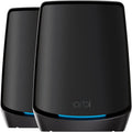 Netgear Orbi WiFi 6 Mesh – Vitesses jusqu'à 6Gbps, 1 an Armor Inclus, RBK862SB, Couverture de 500 m2 et 100 appareils, AX6000, Systeme Mesh Tri Band