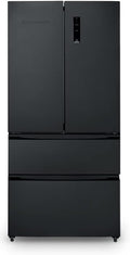 531L – SCFD558NFB – Réfrigérateurs standard, Schneider, No frost, 345+186, 3 clayettes verre, 41dB, Noir mat, Dégivrage automatique
