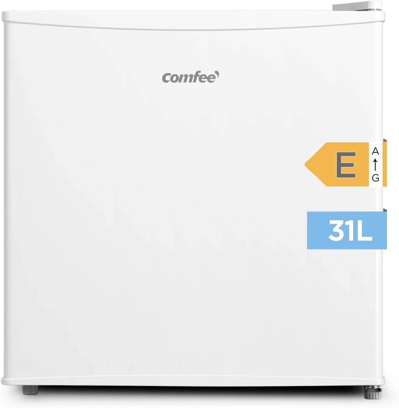 ' RCU40WH2(E) 31L Mini Congélateur – Comfee, 4 Étoiles, l'Hôtel et la Maison, Blanc, Porte Réversible, Silencieux