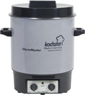 Kochstar K99102035 – 5 cm, 5 x 36, 7 x 41, Stérilisateur Electrique Thermostat + Minuteur Email Gris, Gris/Noir