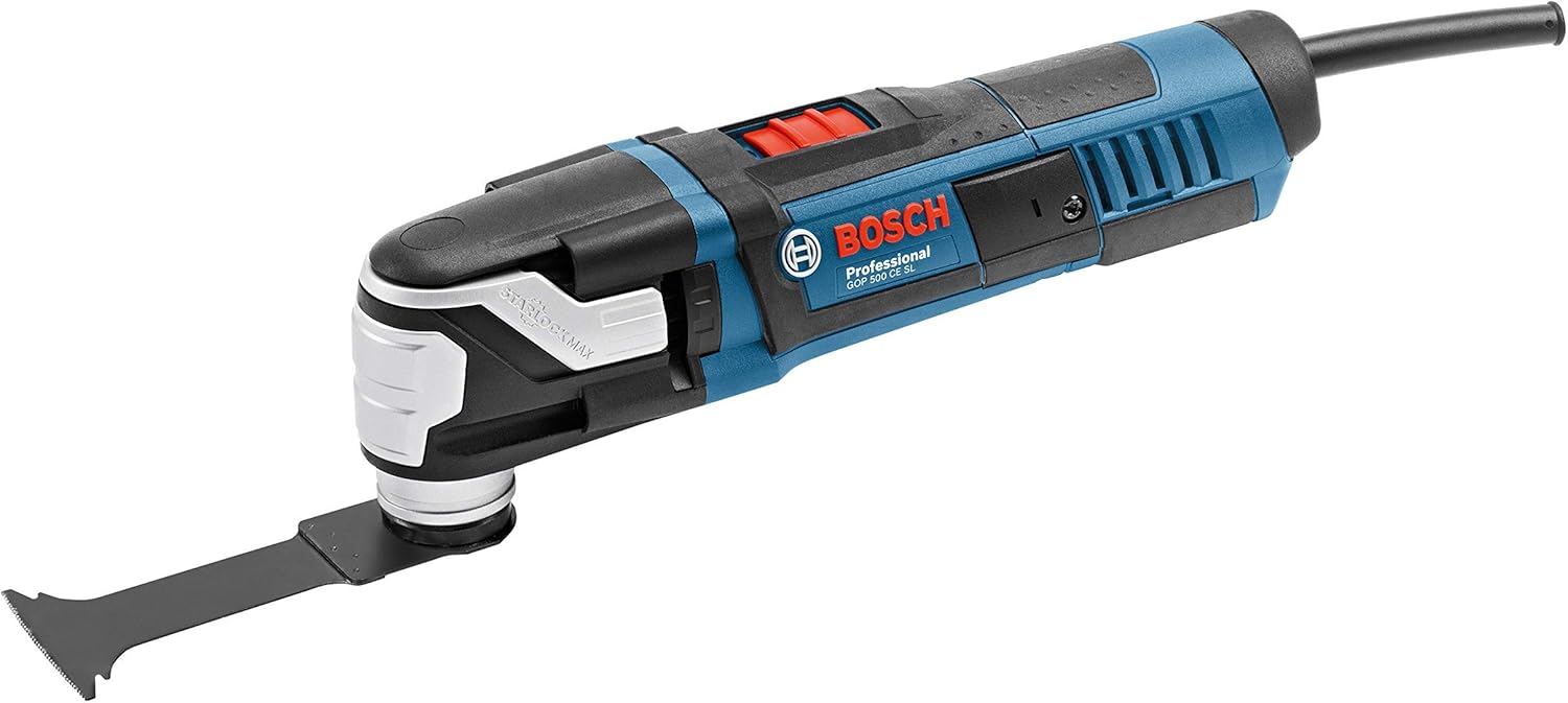 Bosch Professional découpeur-ponceur GOP 40-30 (porte-outil Starlock – puissance 400 W, Curved-Tec, Wood + Metal)