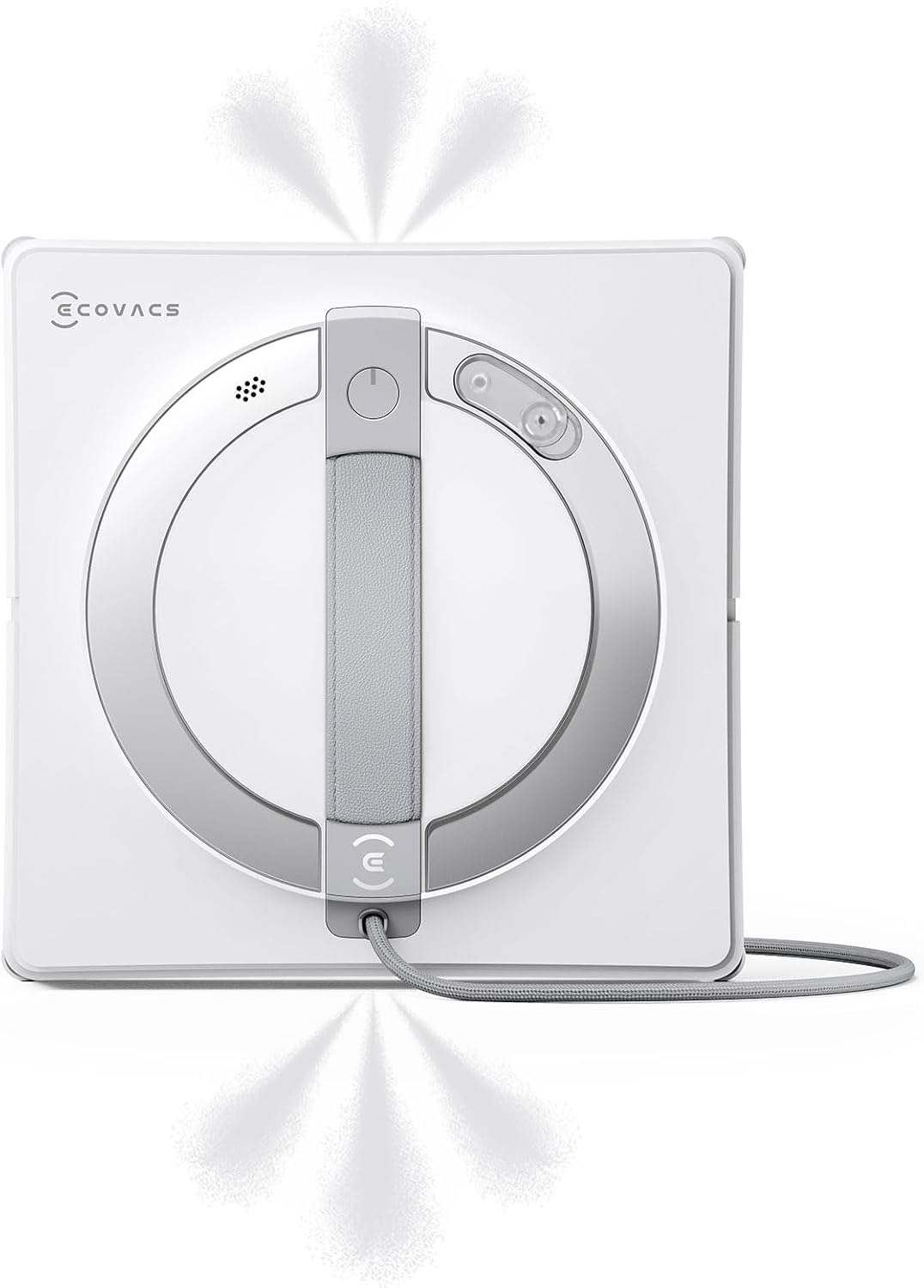 ECOVACS WINBOT W2 Pro Robot Nettoyeur de Vitres – Système de Protection à 10 Niveaux, Buses à 3 Embouts, Blanc/Gris