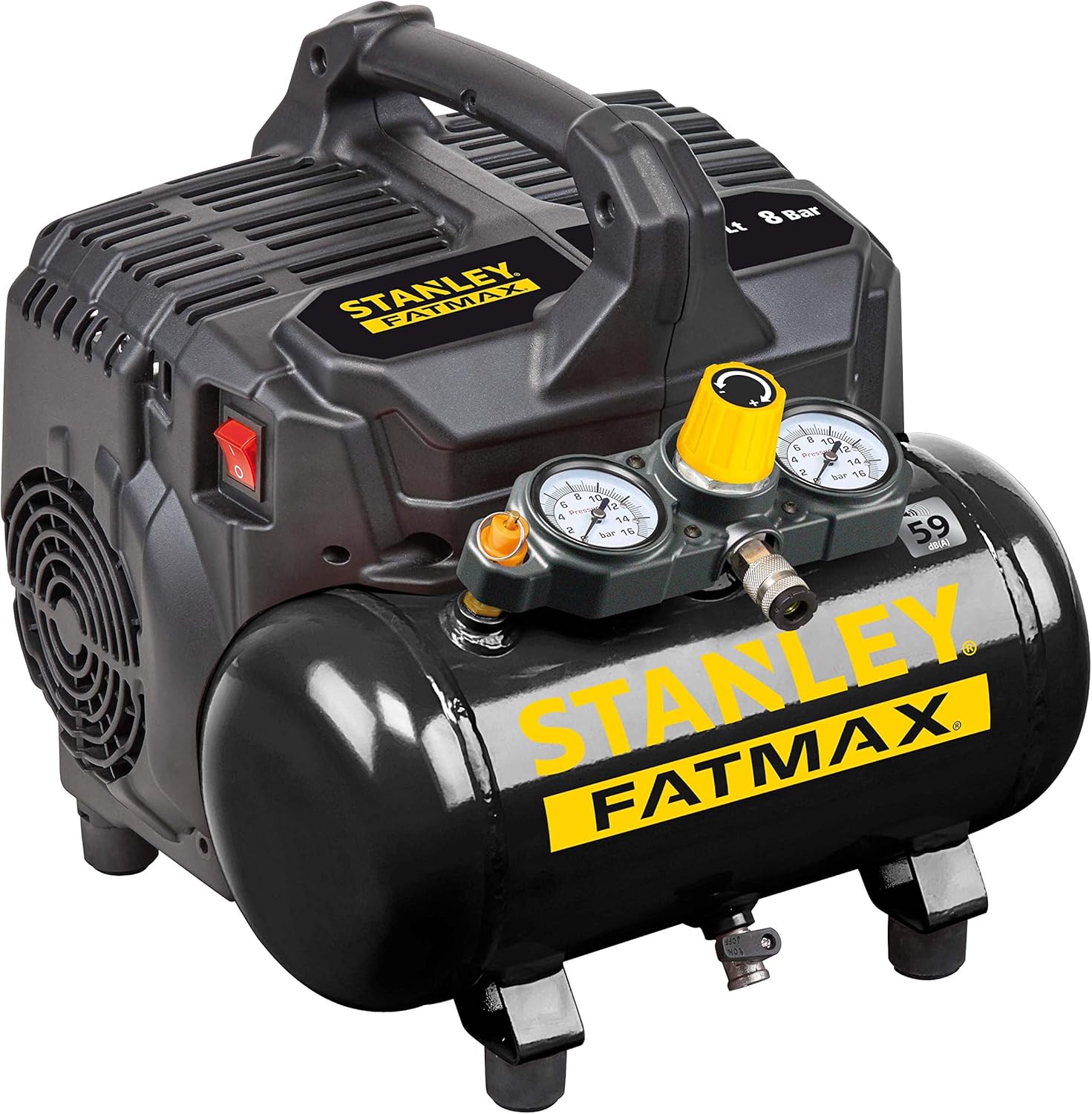 Compresseur FATMAX DST 101/8/6 FMXCM00 - Compresseur d'air portable et pour voiture 8 bars - 6 – STANLEY