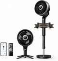 Ventilateur Intelligent sur Pied pour Chambre – DREO, 12 Vitesses, 6 Modes, 20 dB, Télécommande, Oscillation 3D 150°+100°, Portée CirculAir 36