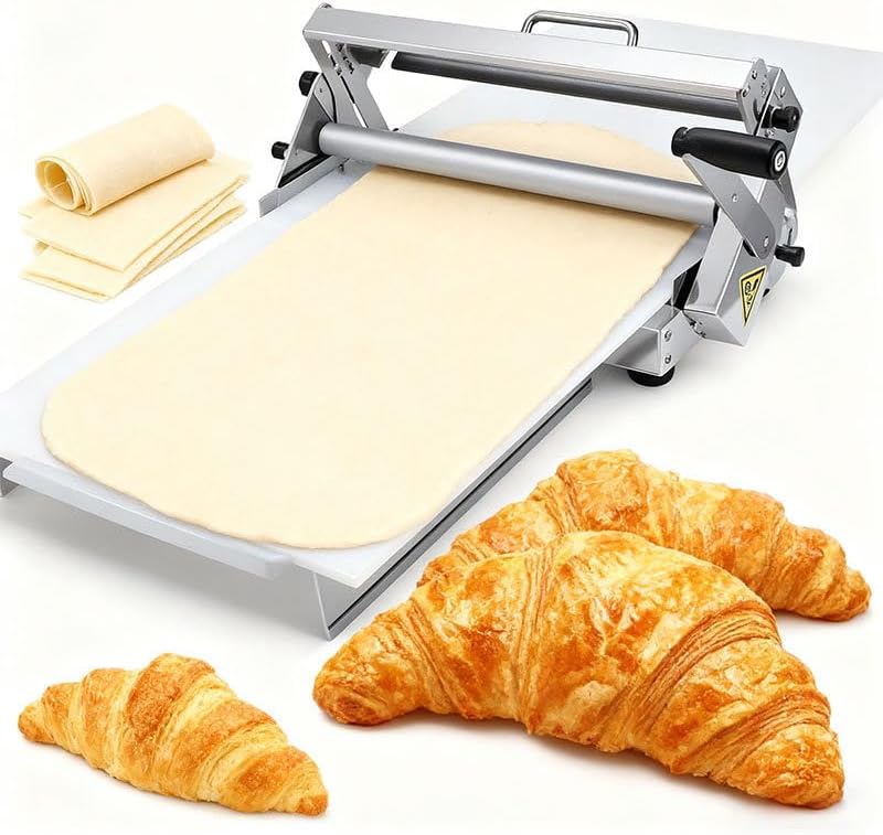 Machines à pâtes manuelles – Mcamgiczin, Laminoir à pâte Pliable - Laminoir Manuel 30, 2 laminoirs pour Pizzas, 4 cm à épaisseur réglable
