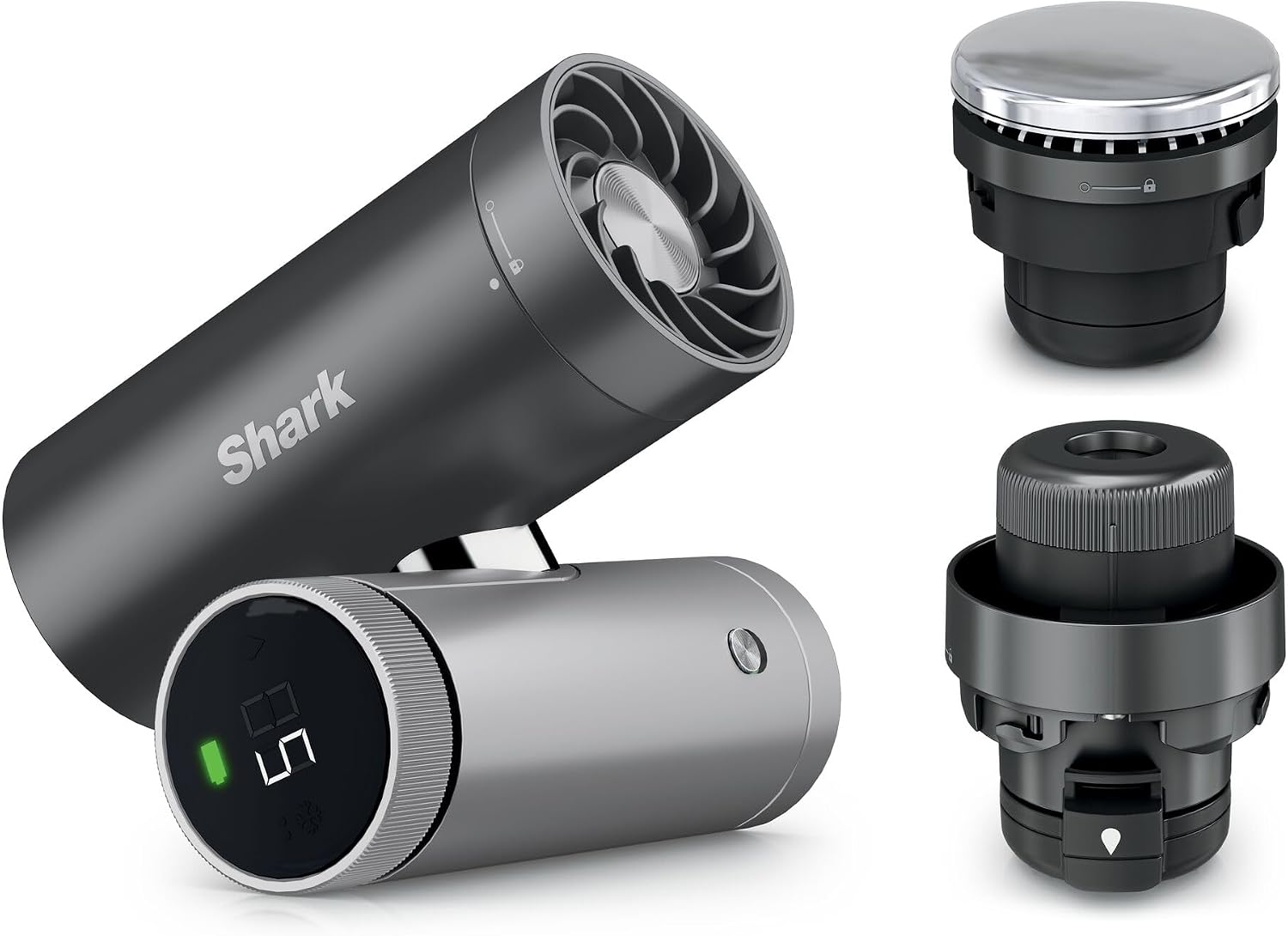 ChillPill Système de ventilateur à grande vitesse – Shark, de brume ultra-fine et InstaChill 3-en-1, Charbon FA022EU