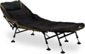 Chaise de pêche Longue avec 8 Pieds à Hauteur réglable – Chaise Longue pour pêche à la Carpe XXL 210 x 85 x 45-60 cm – Chaises