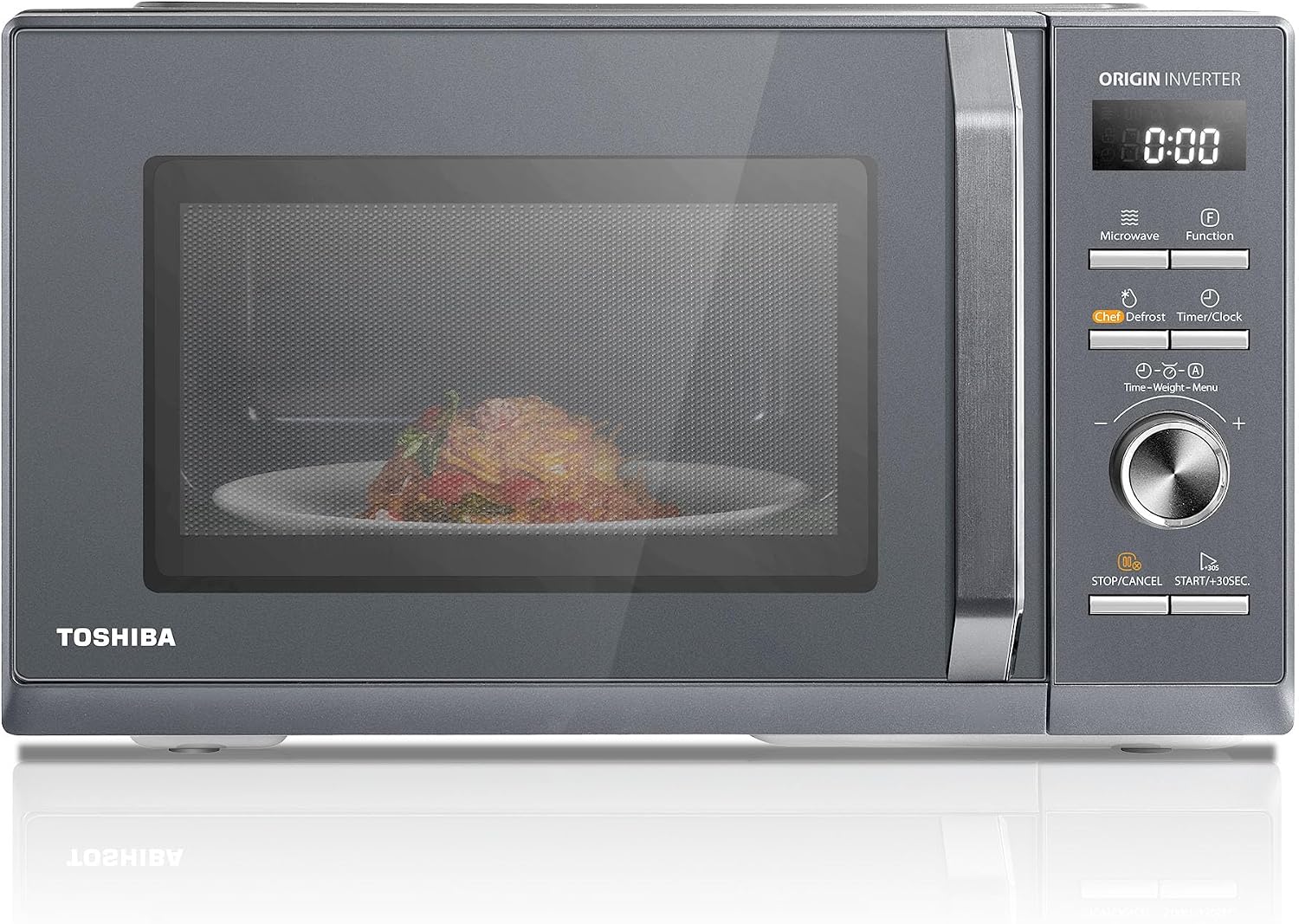MW3-AG25PFI(MG) – Micro-ondes multifonctions, Toshiba, 10 Niveaux de Puissance, Four à Micro-ondes 25L 3-en-1 900W